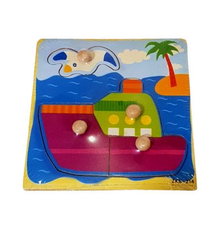 Educational Toys : Puzzles with Knob - Ship