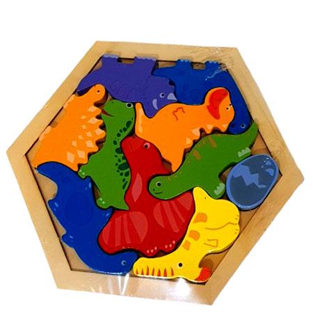 Educational Toys : Wooden Puzzle - Animals