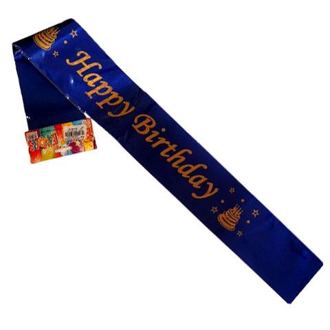 Party Sash - Birthday Sash (Blue)