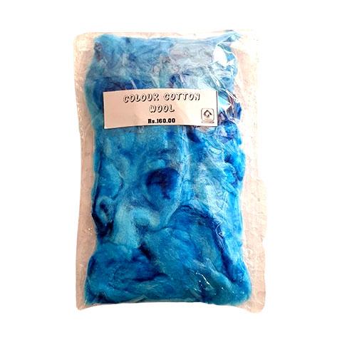 Color Cotton Wool - Blue