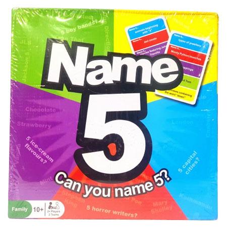 GAME - NAME 5