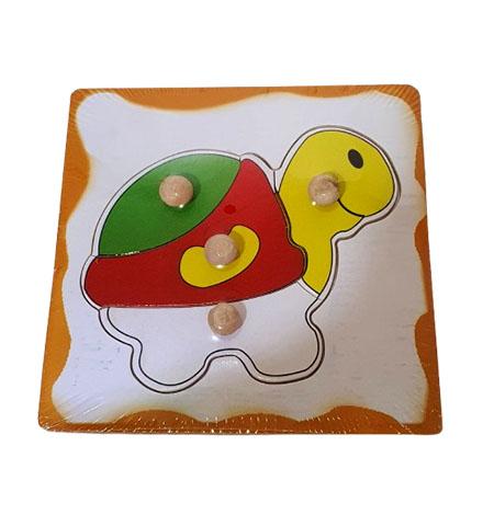 Educational Toys : Puzzles with Knob - Turtle