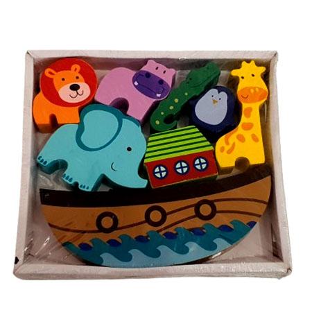 Educational Toys : Wood Balance game - Animals