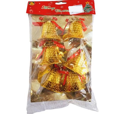 CHRISMAS DECORATIONS - BELL 6PCS