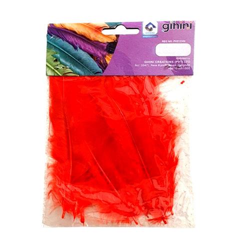 Natural Feathers Color - Orange