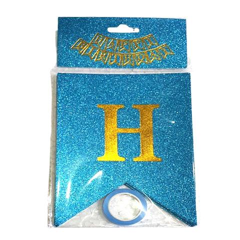 birthday banner - Light Blue