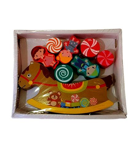 Educational Toys : Wood Balance game - Doll