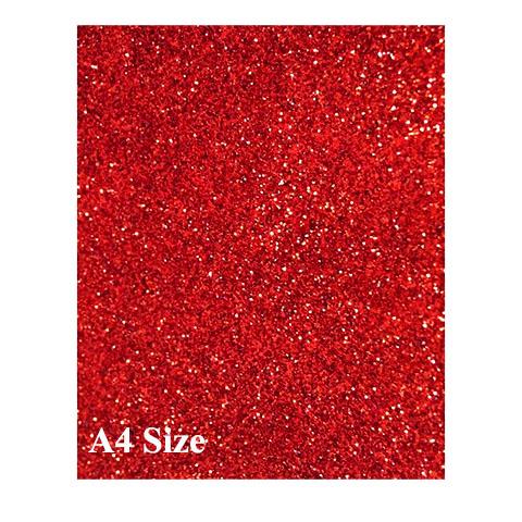 Glitter Sheet - Red