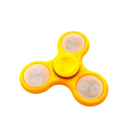 Finger Spinner with LIGHT - yellow