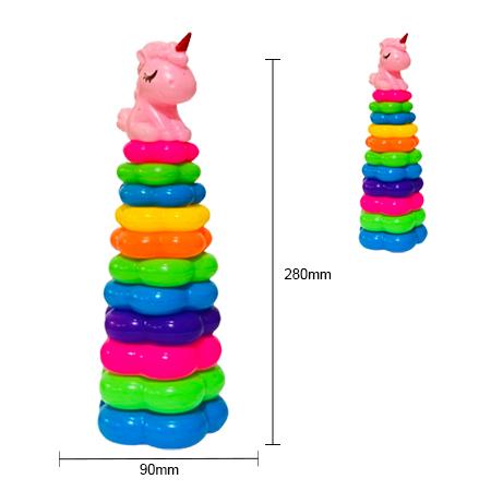 UNICORN RAINBOW TOWER (11 RINGS)