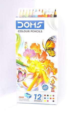 DOMS COLOUR PENCILS - 12
