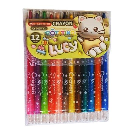 ROLLING CRAYON - 12 COLORS