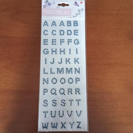 STICKER CARD - Alphabet