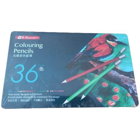 SUPERIOR COLOURING PENCILS 36 COLOR