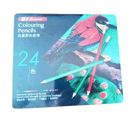 SUPERIOR COLOURING PENCILS 24 COLOR