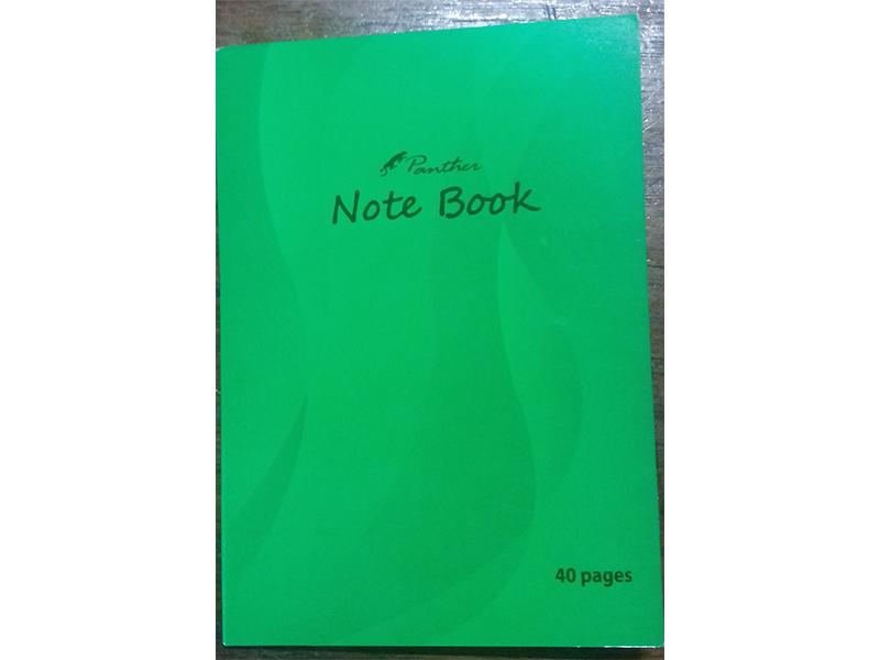 NOTE BOOK 40PGS -GREEN