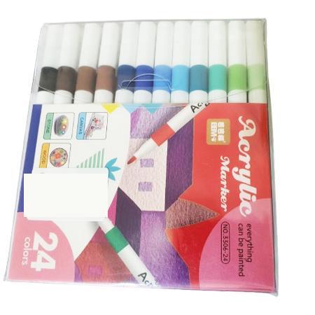 ACRYLIC MARKER 24 COLORS - 3306-24