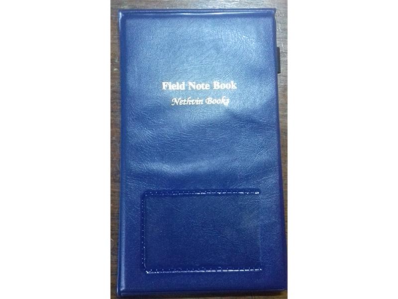FIELD NOTE BOOK- NETHVIN BOOKS
