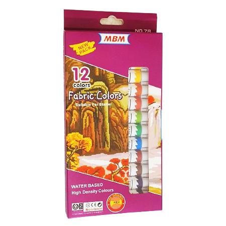 FABRIC COLORS 12 COLORS MBM - 78