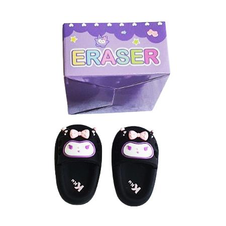 ERASER SLIPPER  - black