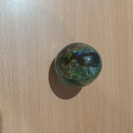 GLASS PAPER WEIGHT