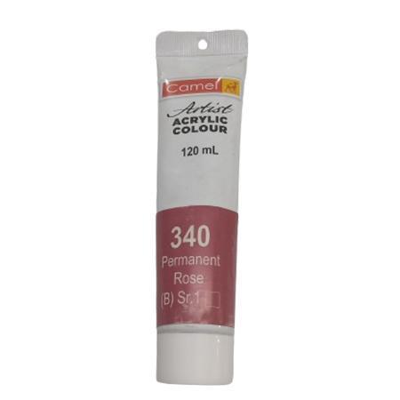 CAMEL ARTISTS ACRYLIC COLOUR - 120ML - Permanent Rose
