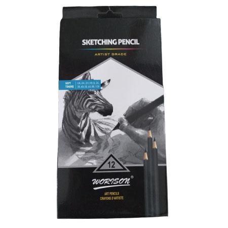 WORISON SKETCHING PENCIL 12PCS