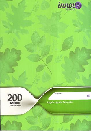 CR BOOK 200PGS SQUARED RULE