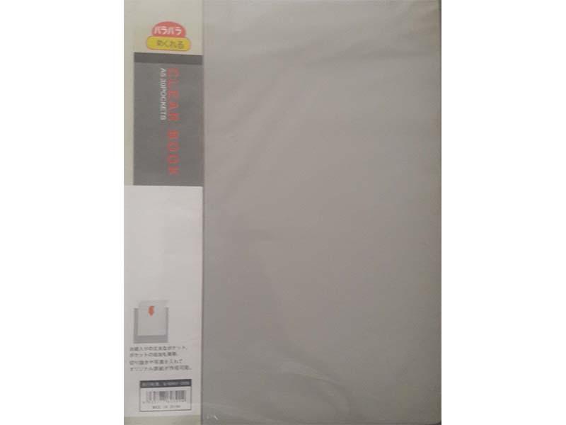 CLEAR BOOK - 30 POCKET A5