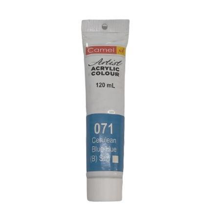 CAMEL ARTISTS ACRYLIC COLOUR - 120ML - Cerilean Blue Hue