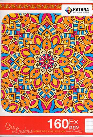 EXERCISE BOOK  - SQUARE RULED / 160P - RATHNA