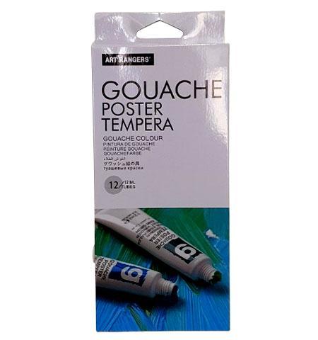 Gouache Poster Tempera 12 tubes