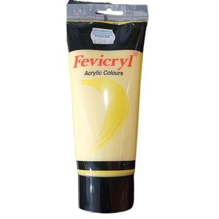 FEVICRYL ACRYLIC COLOURS  - 200ML (Lemon Cadmium Yellow )