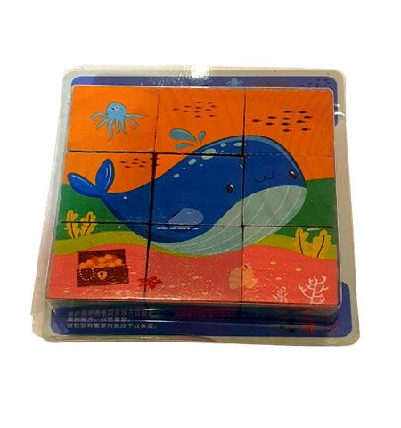 Educational Toys : Six Sided Puzzle - Dolphin