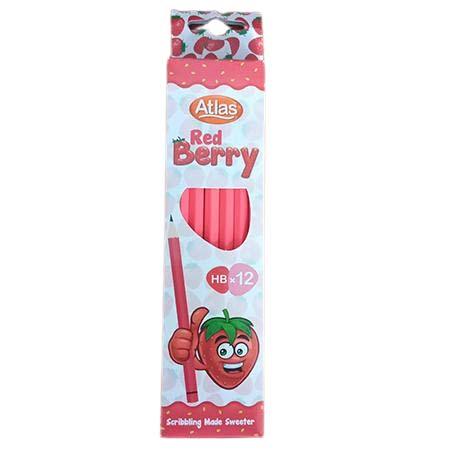 ATLAS RED BERRY PENCIL - 1 PCS