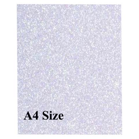 Glitter Sheet - White color