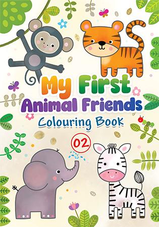 MY FIRST ANIMAL FRIENDS COLOURING BOOK 02